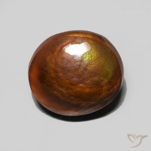 5.06ct 天然 彩色 火玛瑙, 椭圆形, 不透明