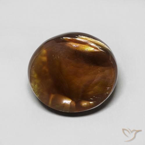5.73ct 天然 彩色 火玛瑙, 椭圆形, 不透明