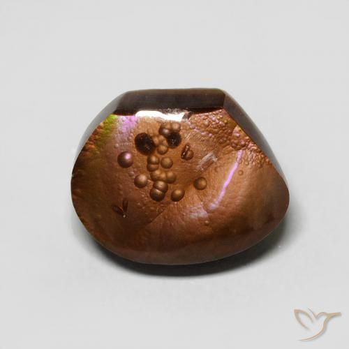 5.64ct 天然 彩色 火玛瑙, 花式切割, 不透明
