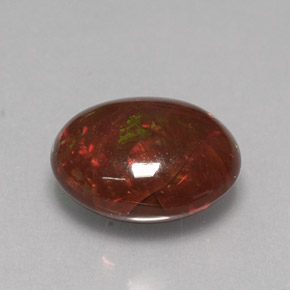 2.78克拉天然多色火欧泊，椭圆形切割，10.9×9.3毫米，不透明
