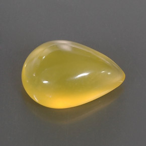 4.75克拉天然黄色火欧泊，透明，14.8×10.9毫米，透明/半透明