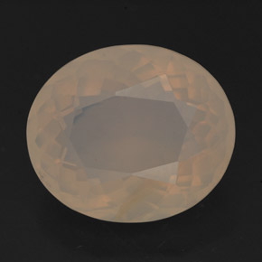 5.63克拉天然黄色火欧泊，透明，13.7×11.7毫米，透明/半透明