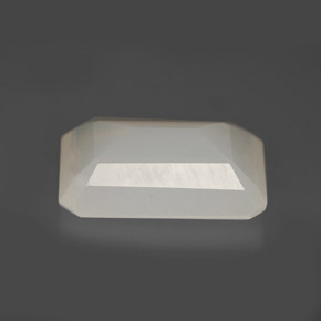 4.83克拉天然白色火欧泊，透明，14.5×10.3毫米，透明/半透明
