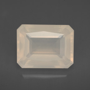 3.91克拉天然白色火欧泊，透明，12×9.2毫米，透明/半透明