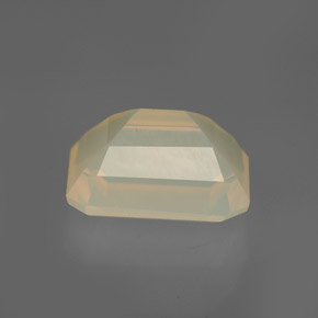 2.88克拉天然橙色火欧泊，透明，10.5×8.2毫米，透明/半透明