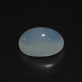 7.57克拉天然白色火欧泊，透明，15.1×10.7毫米，透明/半透明