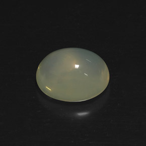 6.89克拉天然黄色火欧泊，透明，14×11.7毫米，透明/半透明