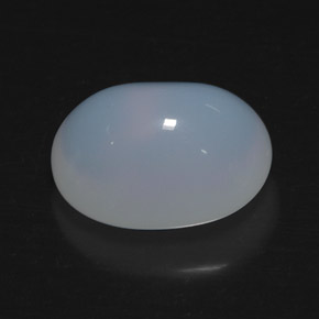 14.49克拉天然白色火欧泊，透明，18.8×15.3毫米，透明/半透明