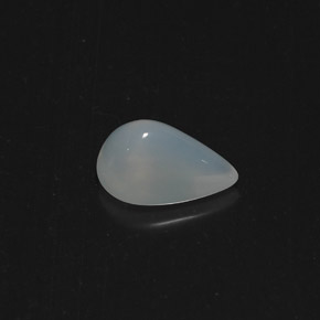 3.21克拉天然白色火欧泊，透明，12.9×8.8毫米，透明/半透明