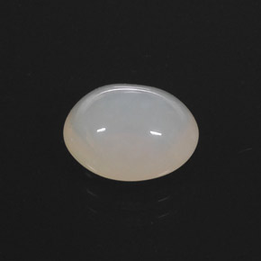 3.08克拉天然白色火欧泊，透明，10.9×9.5毫米，透明/半透明