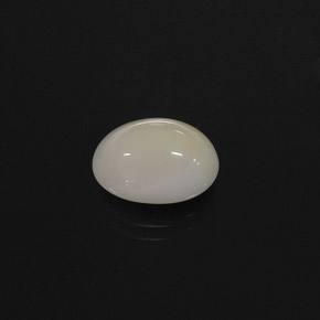 4.07克拉天然白色火欧泊，透明，12.5×9.7毫米，透明/半透明