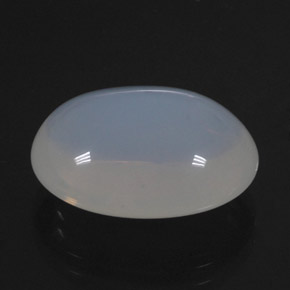 12.70克拉天然白色火欧泊，透明，18.6×14.7毫米，透明/半透明