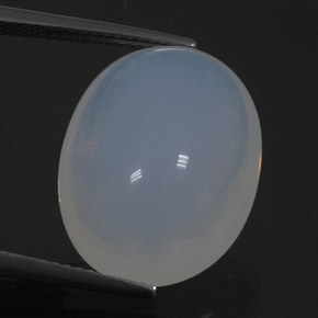 12.70克拉天然白色火欧泊，透明，18.6×14.7毫米，透明/半透明