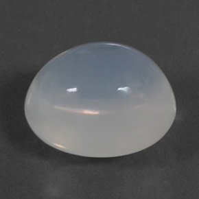 4.96克拉天然白色火欧泊，透明，11.9×10.3毫米，透明/半透明