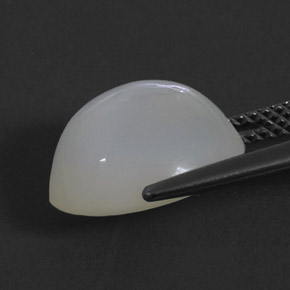 5.05克拉天然白色火欧泊，透明，12.7×10.6毫米，透明/半透明