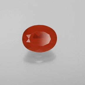 1.29克拉天然火蛋白石，椭圆形切割，透明