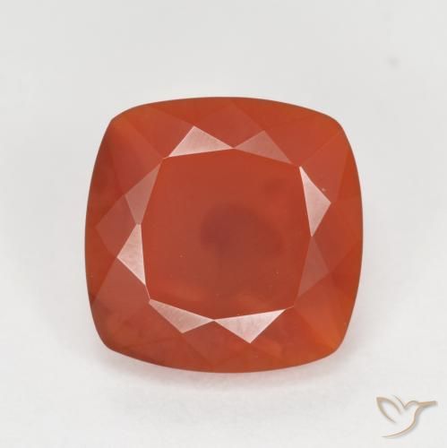 1.68ct 天然 浅橙红色 火蛋白石, 软垫, 透明/半透明