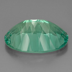 49.15克拉天然绿色萤石，椭圆形切割，28.8×19.3毫米，VVS