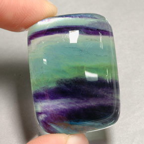 55.61克拉天然多色萤石，透明，30×22毫米，透明/半透明