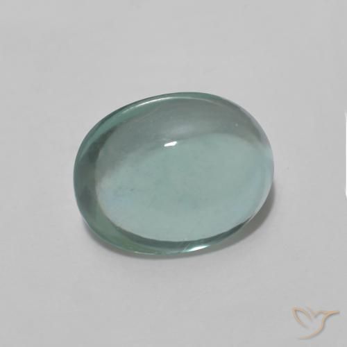 3.64克拉天然萤石，椭圆形，不透明