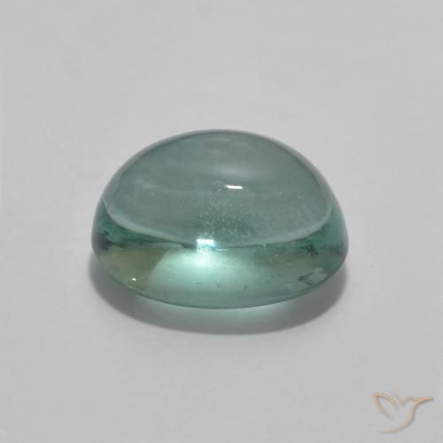 3.64克拉天然萤石，椭圆形，不透明