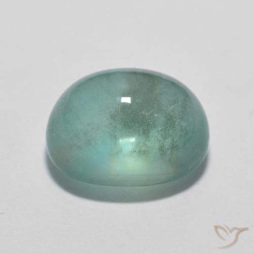 4.16克拉天然萤石，椭圆形，透明