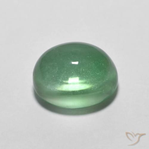 3.67克拉天然萤石，椭圆形，透明