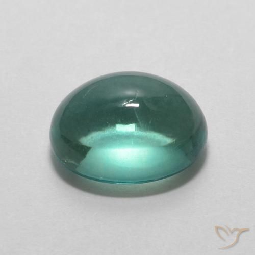 2.93克拉天然萤石，椭圆形，透明