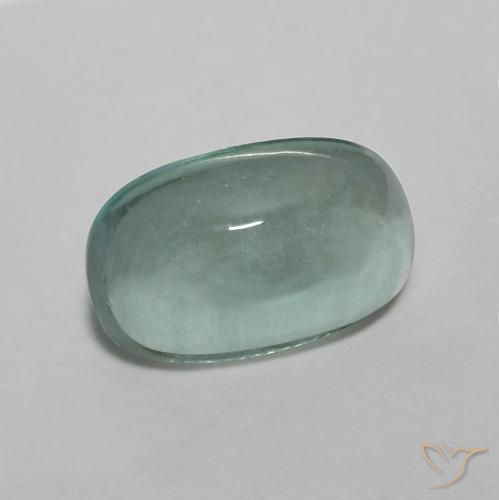 3.12克拉天然萤石，椭圆形，透明