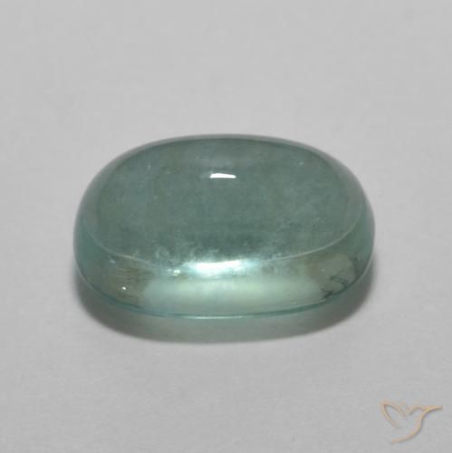 3.12克拉天然萤石，椭圆形，透明