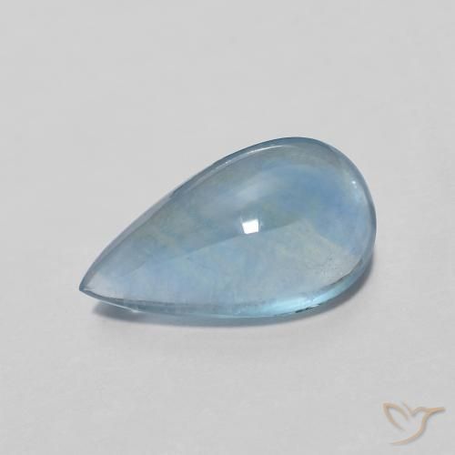 2.11克拉天然萤石，梨形，透明