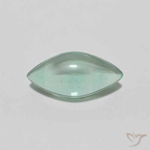 2.74克拉天然萤石，榄尖形，透明