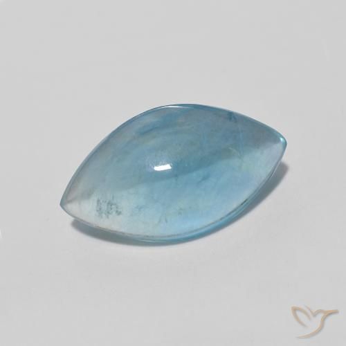 3.88克拉天然萤石，榄尖形，透明