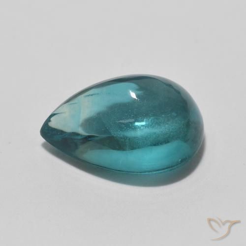 2.97克拉天然萤石，梨形，透明