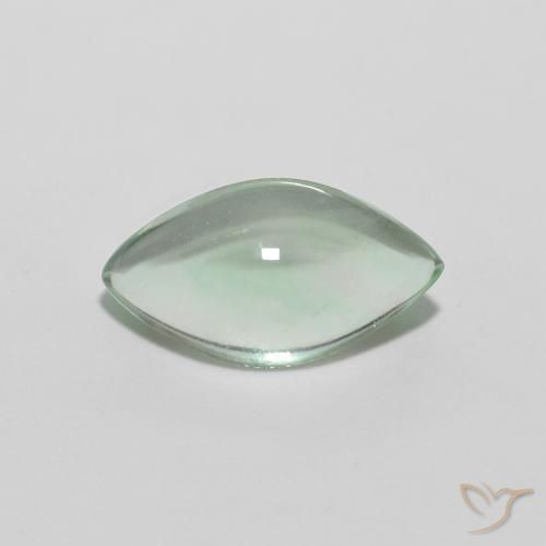 2.78ct 天然 淡薄荷 萤石, 榄尖形, 透明