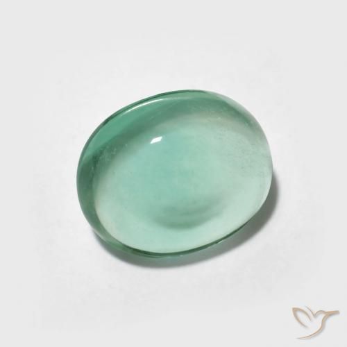 2.60克拉天然萤石，椭圆形，透明