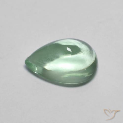 2.70克拉天然萤石，梨形，透明