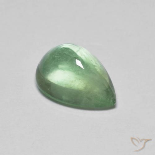 2.75克拉天然萤石，梨形，透明
