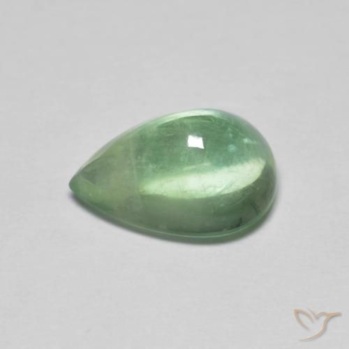 2.75克拉天然萤石，梨形，透明