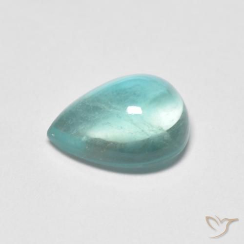 2.16克拉天然萤石，梨形，透明