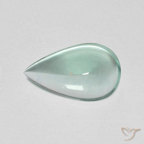 1.88克拉天然萤石，梨形，透明
