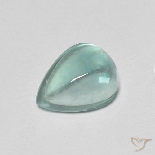 1.97克拉天然萤石，梨形，透明