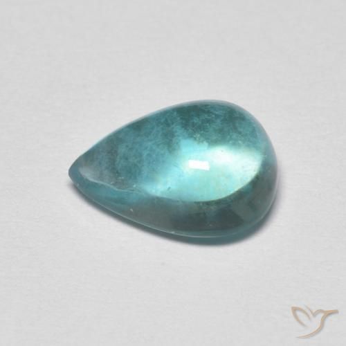 2.48克拉天然萤石，梨形，透明