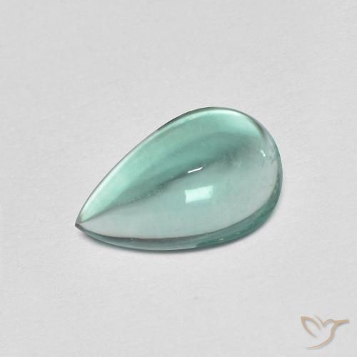 1.78克拉天然萤石，梨形，透明