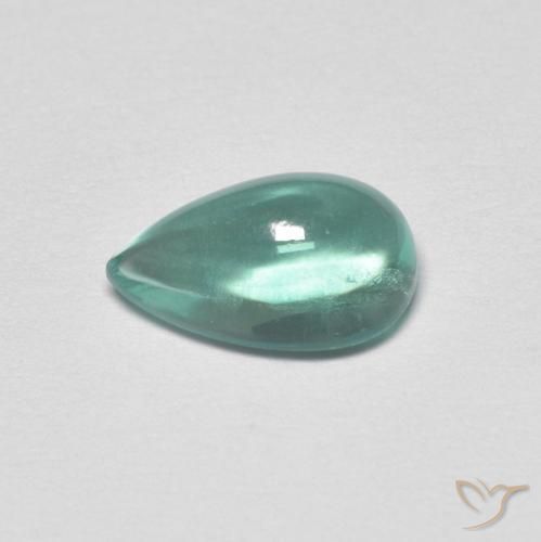 1.78克拉天然萤石，梨形，透明