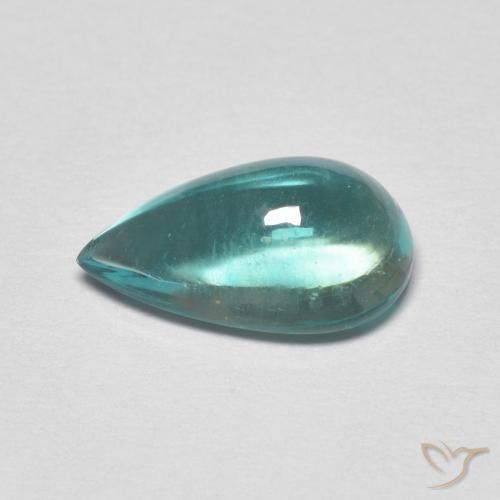 2.38克拉天然萤石，梨形，透明