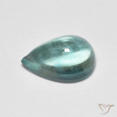 2.34克拉天然萤石，梨形，透明
