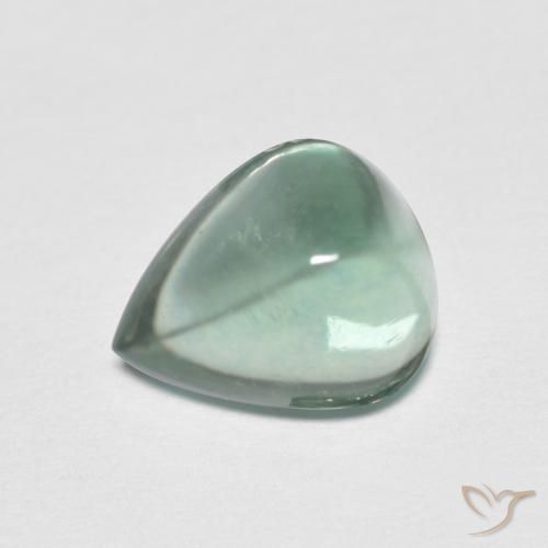 2.94克拉天然萤石，梨形，透明