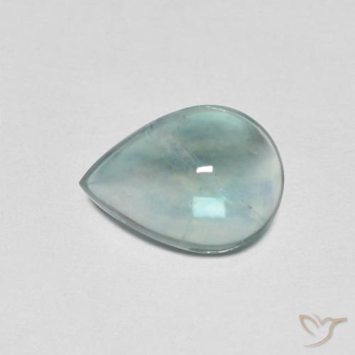2.28克拉天然萤石，梨形，透明