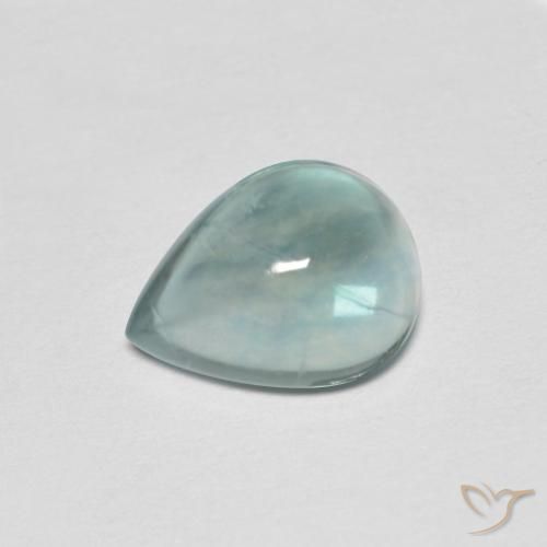 2.28克拉天然萤石，梨形，透明